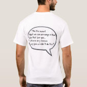 Is er een reden t-shirt (Achterkant)