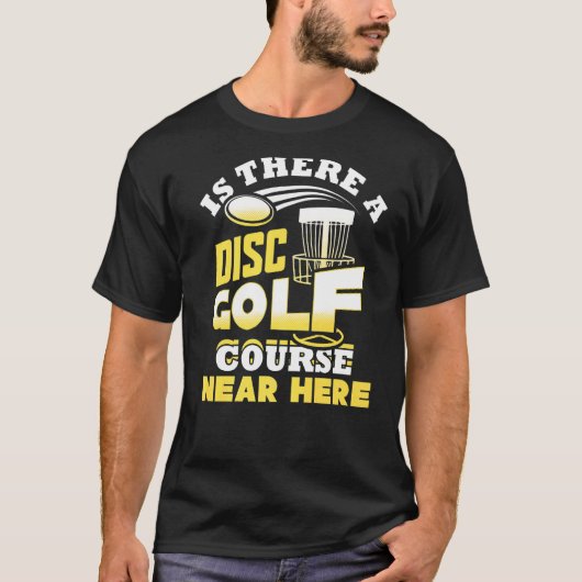 Is er een schijfgolfcursus in de buurt van Frisbee T-shirt (Voorkant)