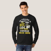 Is er een schijfgolfcursus in de buurt van Frisbee T-shirt (Voorkant volledig)