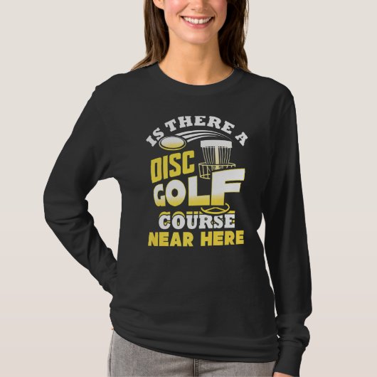 Is er een schijfgolfcursus in de buurt van Frisbee T-shirt (Voorkant)
