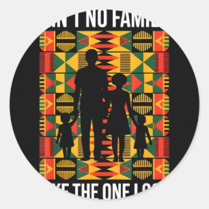 Is er familie zoals degene met bijpassende mannen ronde sticker