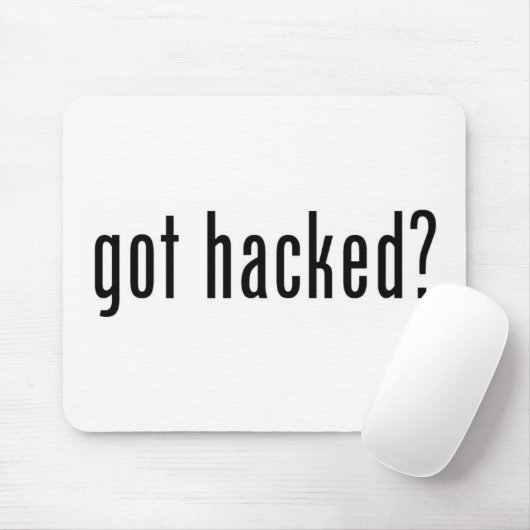 Is er gehackt? muismat (Met muis)