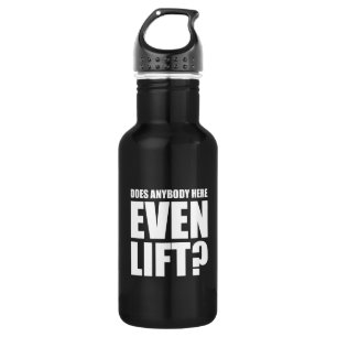 Is er hier zelfs LIft? Waterfles