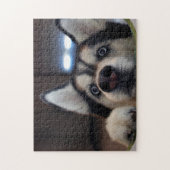 Is er iemand daarbuiten? legpuzzel (Verticaal)