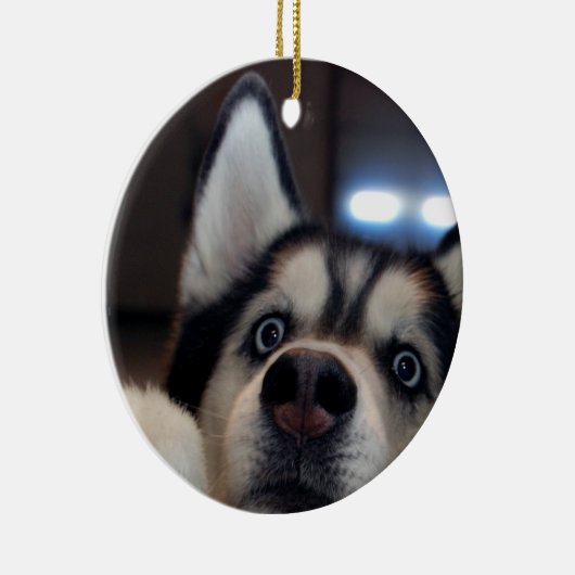 Is er iemand? keramisch ornament (Rechts)