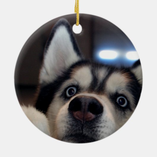 Is er iemand? keramisch ornament (Achterkant)