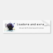 is/ex bumper sticker! bumpersticker (Voorkant)