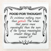 Is Existence Gestalt? Glazen Onderzetter (Voorkant)