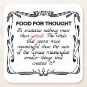 Is Existence Gestalt? Kartonnen Onderzetters (Voorkant)