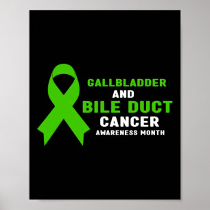Is Galblaas- en galwegkankerbewustzijn maand Poster
