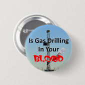 Is gas in uw bloed ronde button 5,7 cm (Voorkant /achterkant)