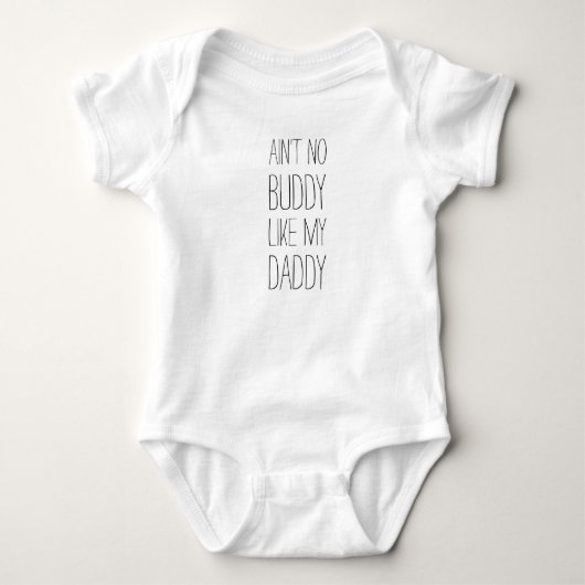 Is geen buddy zoals mijn vader - Vaderdag cadeau Romper (Voorkant)