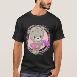 IS GEEN DIK Teddy Bear Sarcastic Graphic T-shirt