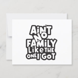 Is geen familie zoals die ik heb? briefkaart