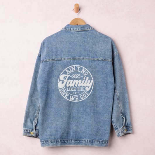 Is geen familie zoals Humor Leuke verjaardagsfeest Denim Jacket (Hangar)