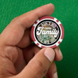Is geen familie zoals Humor Leuke verjaardagsfeest Poker Chips