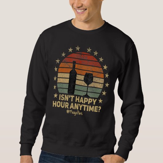 Is geen Happy Hour Anytime Mega Pint 31 Trui (Voorkant)
