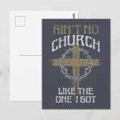 Is geen kerk zoals die ik heb tekst ontwerp briefkaart (Voorkant / Achterkant)