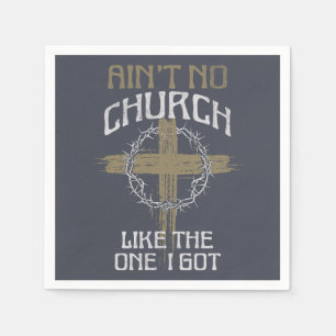 Is geen kerk zoals die ik heb tekst ontwerp servet