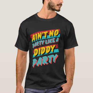 Is geen partij zoals een Diddy Party Retro T-shirt