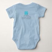 Is geen Poppy zoals mijn Poppy !...baby Romper (Achterkant)