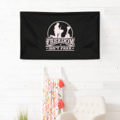 Is geen vrije herdenkingsdag spandoek (Insitu)