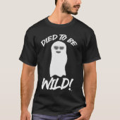 Is gestorven als Wild Goofy Ghost Slogan T-shirt (Voorkant)
