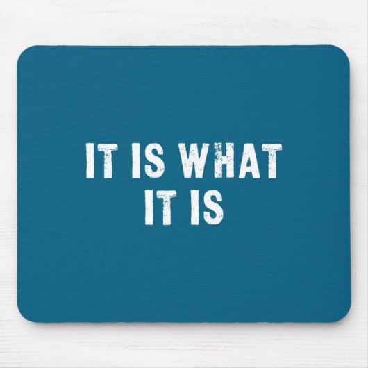 Is Grappig Wat Het Quote Muismat (Voorkant)