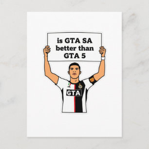 Is GTA SA beter dan GTA V uitspraak Briefkaart