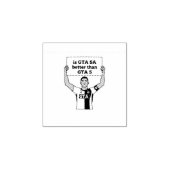 Is GTA SA beter dan GTA V uitspraak Rubberstempel (Afrduk)