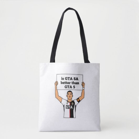 Is GTA SA beter dan GTA V uitspraak Tote Bag (Voorkant)