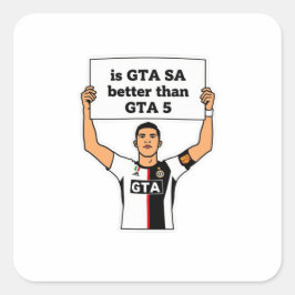 Is GTA SA beter dan GTA V uitspraak Vierkante Sticker