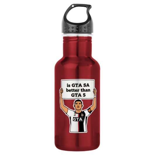 Is GTA SA beter dan GTA V uitspraak Waterfles (Voorkant)