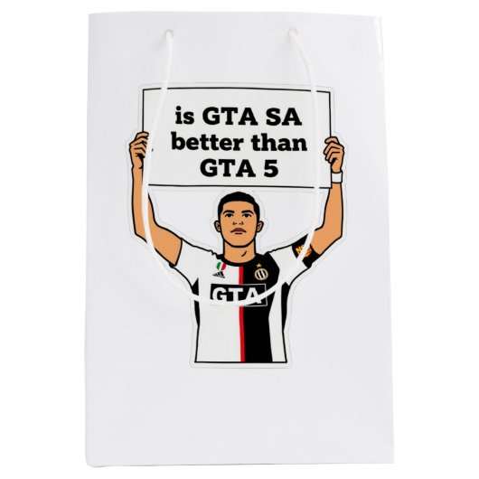 Is GTA SA beter dan GTA V-verklaring Medium Cadeauzakje (Voorkant)