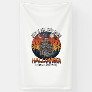 Is Halloween Heks Iedereen Maakt Scene Postbode Wo Spandoek