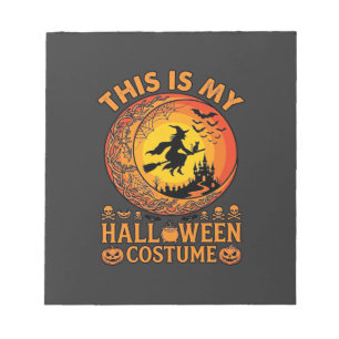 Is Halloween Kostuum Heksenkasteel Ketel Notitieblok