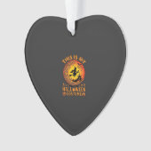 Is Halloween Kostuum Heksenkasteel Ketel Ornament (voorkant)