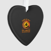 Is Halloween Kostuum Heksenkasteel Ketel Ornament (voorkant)