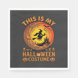 Is Halloween Kostuum Heksenkasteel Ketel Servet