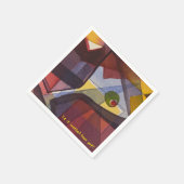 Is het al Cocktail Hour? cocktailservet Servet (Hoek)