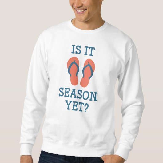 Is het al een flip Flop Sason? Trui (Voorkant)