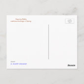 Is het al een lente? briefkaart (Achterkant)