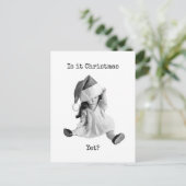 Is het al Kerstmis? Briefkaart (Staand voorkant)