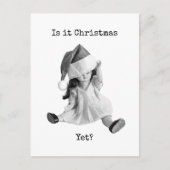 Is het al Kerstmis? Briefkaart (Voorkant)
