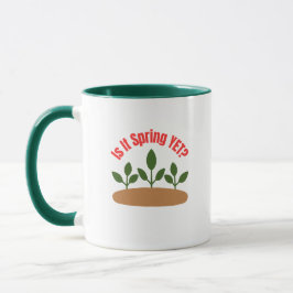 Is het al lente? Tuinieren koffiemok Mok