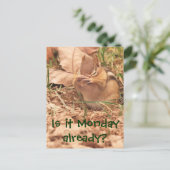 Is het al maandag? Chipmunk Briefkaart (Staand voorkant)