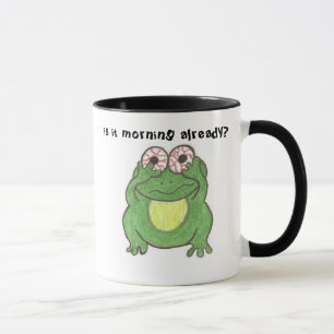 is het al ochtend ? mok kikker