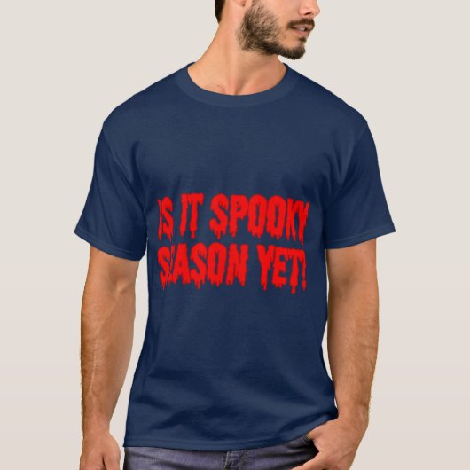 Is het al spookseizoen V2 Rode Oversized T-shirt (Voorkant)