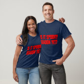 Is het al spookseizoen V2 Rode Oversized T-shirt (Unisex)