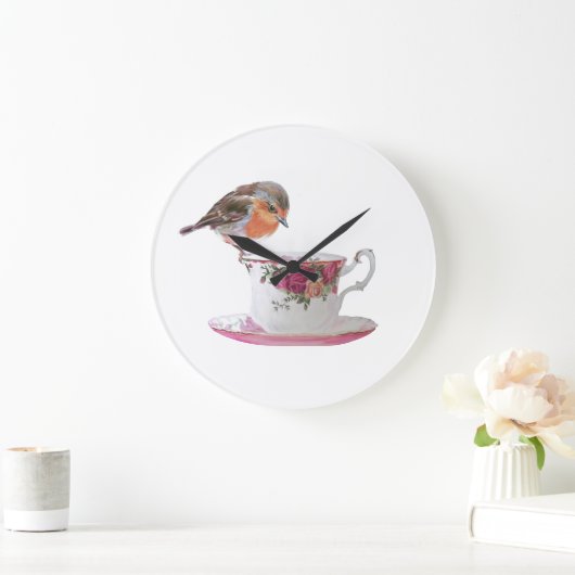 Is het al thee tijd? Robin op een theeklok Grote Klok (Huis)